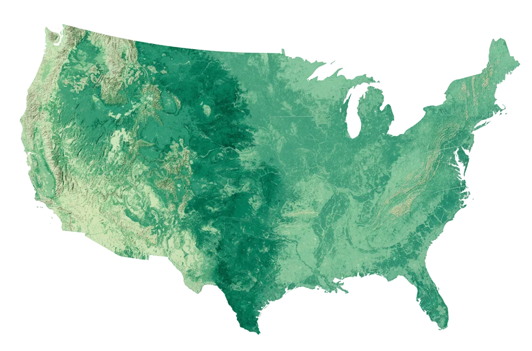 U.S. grasslands opportunity map