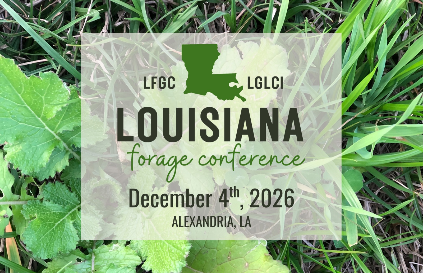 2026 Louisiana Forage Conference
