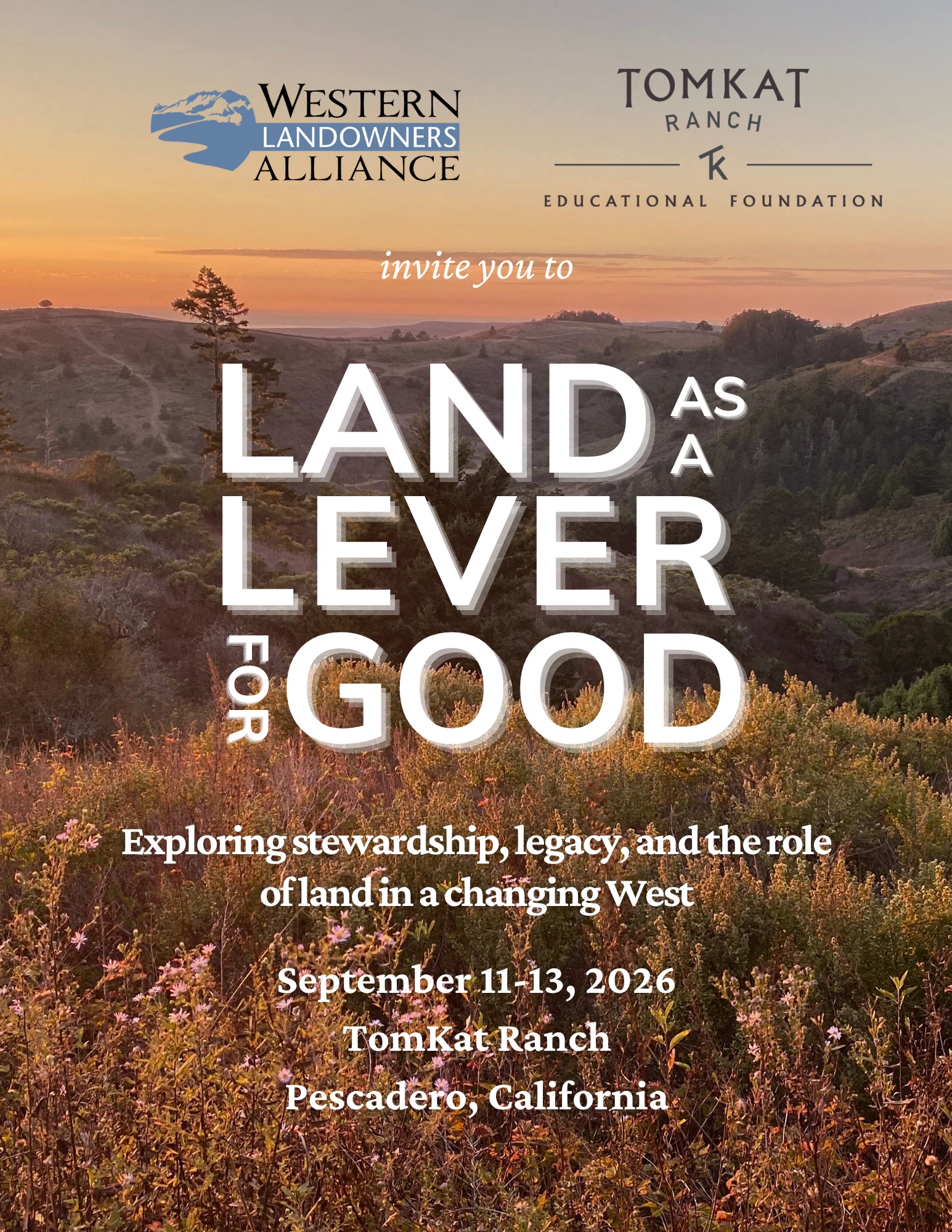 Land as a Lever for Good